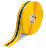 Yellow PVC floor marking tape 2" — warehouse aisle striping, traffic lanes, and 5S safety marking