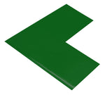 Green PVC floor marking shape 4" — 5S floor layouts, equipment zones, and pedestrian pathways