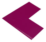 Purple PVC floor marking shape 4" — 5S floor layouts, equipment zones, and pedestrian pathways