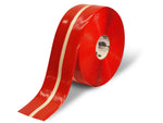 White PVC floor marking tape 4" — warehouse aisle striping, traffic lanes, and 5S safety marking