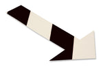 Black PVC floor marking shape 10" — 5S floor layouts, equipment zones, and pedestrian pathways