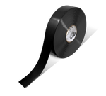 Black PVC floor marking tape 2" — warehouse aisle striping, traffic lanes, and 5S safety marking