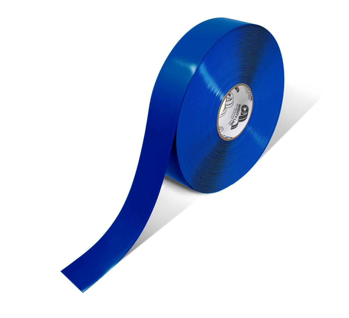 Blue PVC floor marking tape 2" — warehouse aisle striping, traffic lanes, and 5S safety marking