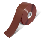 Brown PVC floor marking tape 4" — warehouse aisle striping, traffic lanes, and 5S safety marking