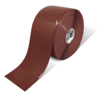 Brown PVC floor marking tape 6" — warehouse aisle striping, traffic lanes, and 5S safety marking