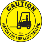 PVC floor sign 16" — warehouse safety messaging and 5S visual management