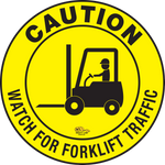 PVC floor sign 24" — warehouse safety messaging and 5S visual management