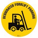 PVC floor sign 24" — warehouse safety messaging and 5S visual management