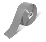 Gray PVC floor marking tape 4" — warehouse aisle striping, traffic lanes, and 5S safety marking
