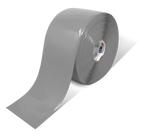 Gray PVC floor marking tape 6" — warehouse aisle striping, traffic lanes, and 5S safety marking