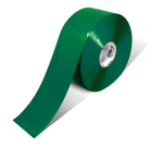 Green PVC floor marking tape 4" — warehouse aisle striping, traffic lanes, and 5S safety marking