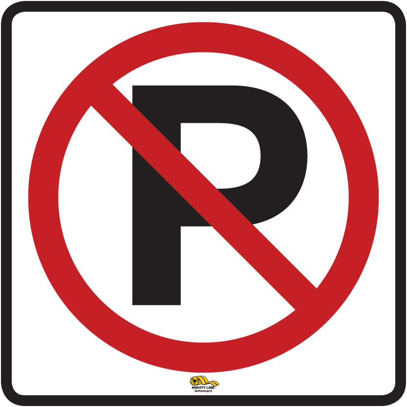 PVC floor sign 12" — warehouse safety messaging and 5S visual management