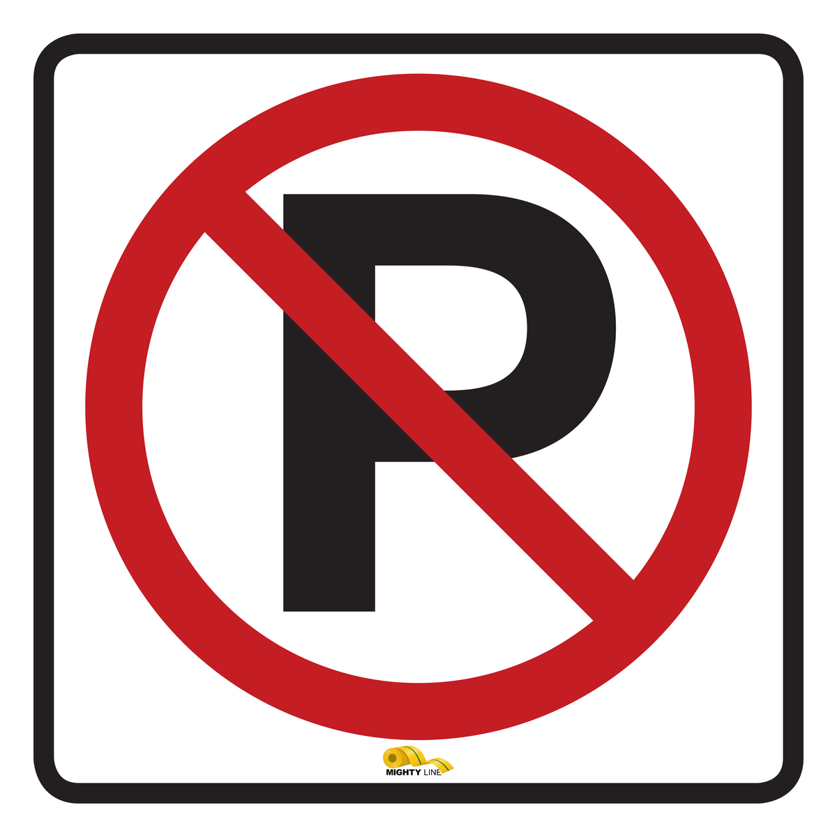 PVC floor sign 36" — warehouse safety messaging and 5S visual management