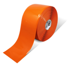 Orange PVC floor marking tape 6" — warehouse aisle striping, traffic lanes, and 5S safety marking