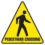 PVC floor sign 16" — warehouse safety messaging and 5S visual management