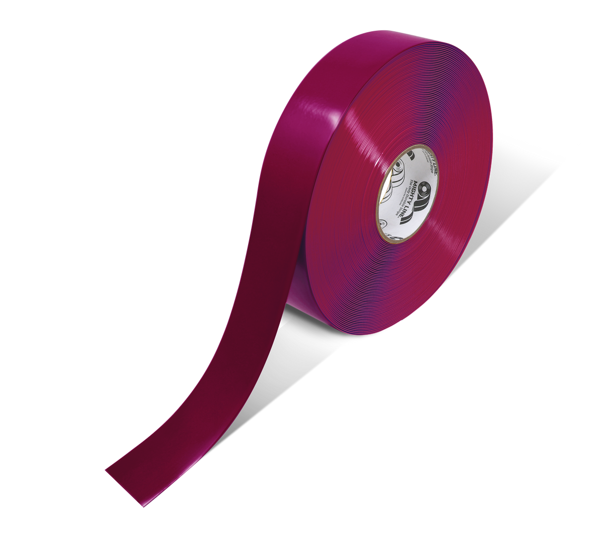 Purple PVC floor marking tape 2" — warehouse aisle striping, traffic lanes, and 5S safety marking