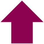 Purple PVC floor marking shape 5" — 5S floor layouts, equipment zones, and pedestrian pathways