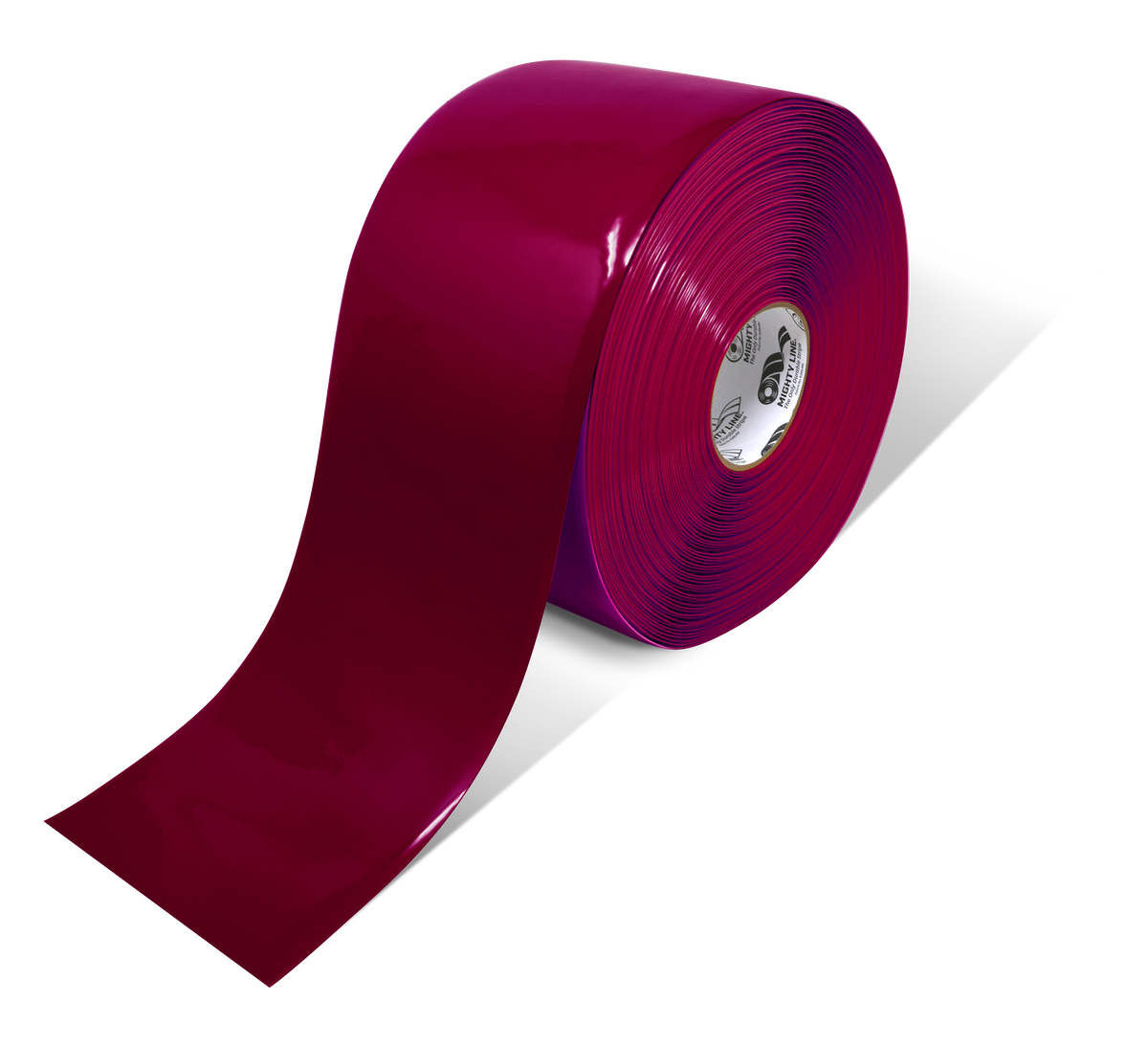 Purple PVC floor marking tape 6" — warehouse aisle striping, traffic lanes, and 5S safety marking