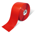 Red PVC floor marking tape 6" — warehouse aisle striping, traffic lanes, and 5S safety marking