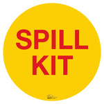 PVC floor sign 12" — warehouse safety messaging and 5S visual management