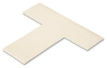 White PVC floor marking shape 2" — 5S floor layouts, equipment zones, and pedestrian pathways