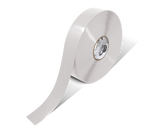 White PVC floor marking tape 2" — warehouse aisle striping, traffic lanes, and 5S safety marking