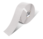 White PVC floor marking tape 4" — warehouse aisle striping, traffic lanes, and 5S safety marking