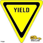 PVC floor sign 16" — warehouse safety messaging and 5S visual management