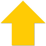 Yellow PVC floor marking shape 5" — 5S floor layouts, equipment zones, and pedestrian pathways
