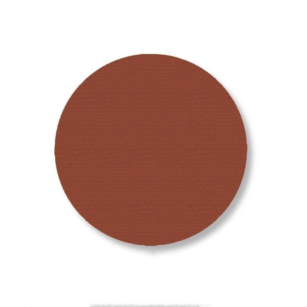 Brown PVC floor marking shape 5" — 5S floor layouts, equipment zones, and pedestrian pathways