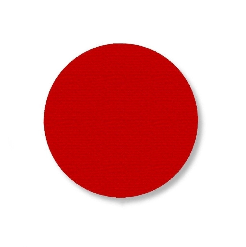Red PVC floor marking shape 5" — 5S floor layouts, equipment zones, and pedestrian pathways