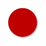 Red PVC floor marking shape 5" — 5S floor layouts, equipment zones, and pedestrian pathways