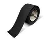 Black anti-slip floor tape 2" — high-traction walkways, ramps, and 5S safety zones