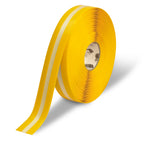 Yellow PVC floor marking tape 2" — warehouse aisle striping, traffic lanes, and 5S safety marking