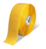 Yellow anti-slip floor tape 4" — high-traction walkways, ramps, and 5S safety zones