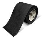 Black anti-slip floor tape 6" — high-traction walkways, ramps, and 5S safety zones