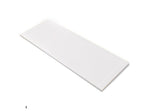 White PVC floor marking shape 6" — 5S floor layouts, equipment zones, and pedestrian pathways
