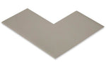 Gray PVC floor marking shape 3" — 5S floor layouts, equipment zones, and pedestrian pathways