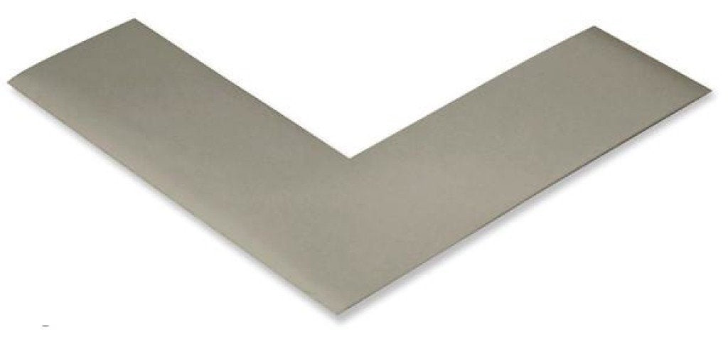 Gray PVC floor marking shape 2" — 5S floor layouts, equipment zones, and pedestrian pathways