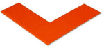 Orange PVC floor marking shape 2" — 5S floor layouts, equipment zones, and pedestrian pathways