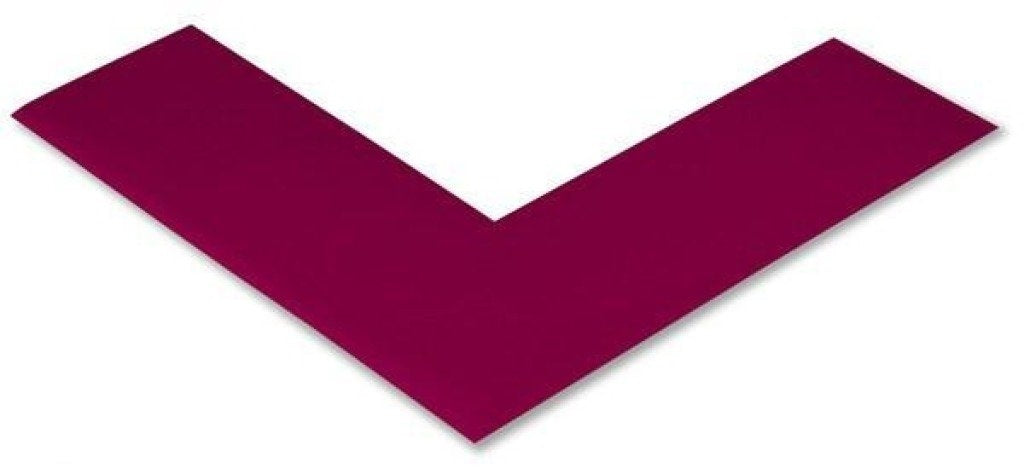 Purple PVC floor marking shape 2" — 5S floor layouts, equipment zones, and pedestrian pathways