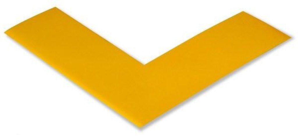 Yellow PVC floor marking shape 2" — 5S floor layouts, equipment zones, and pedestrian pathways