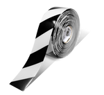 Black PVC floor marking tape 3" — warehouse aisle striping, traffic lanes, and 5S safety marking