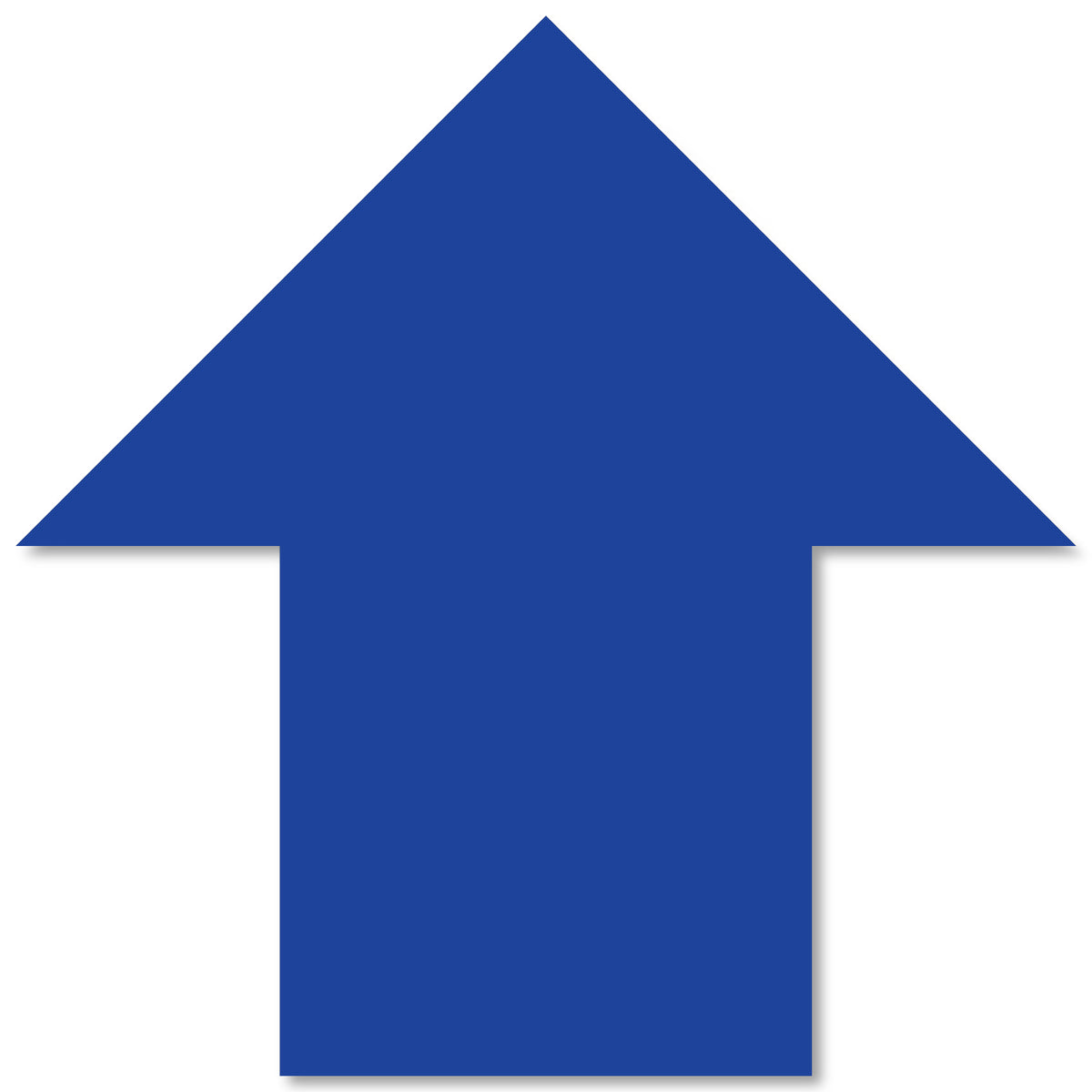 Blue PVC floor marking shape 5" — 5S floor layouts, equipment zones, and pedestrian pathways