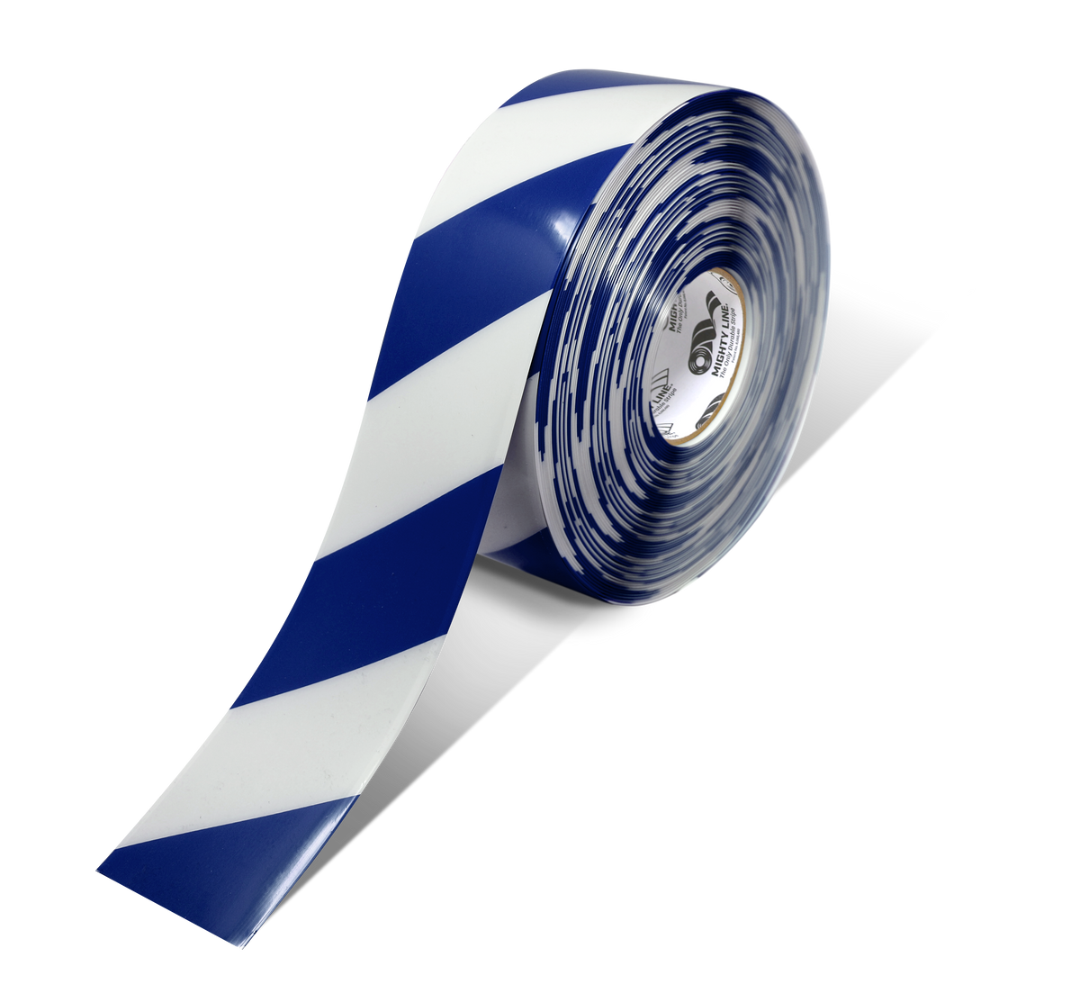 White PVC floor marking tape 3" — warehouse aisle striping, traffic lanes, and 5S safety marking