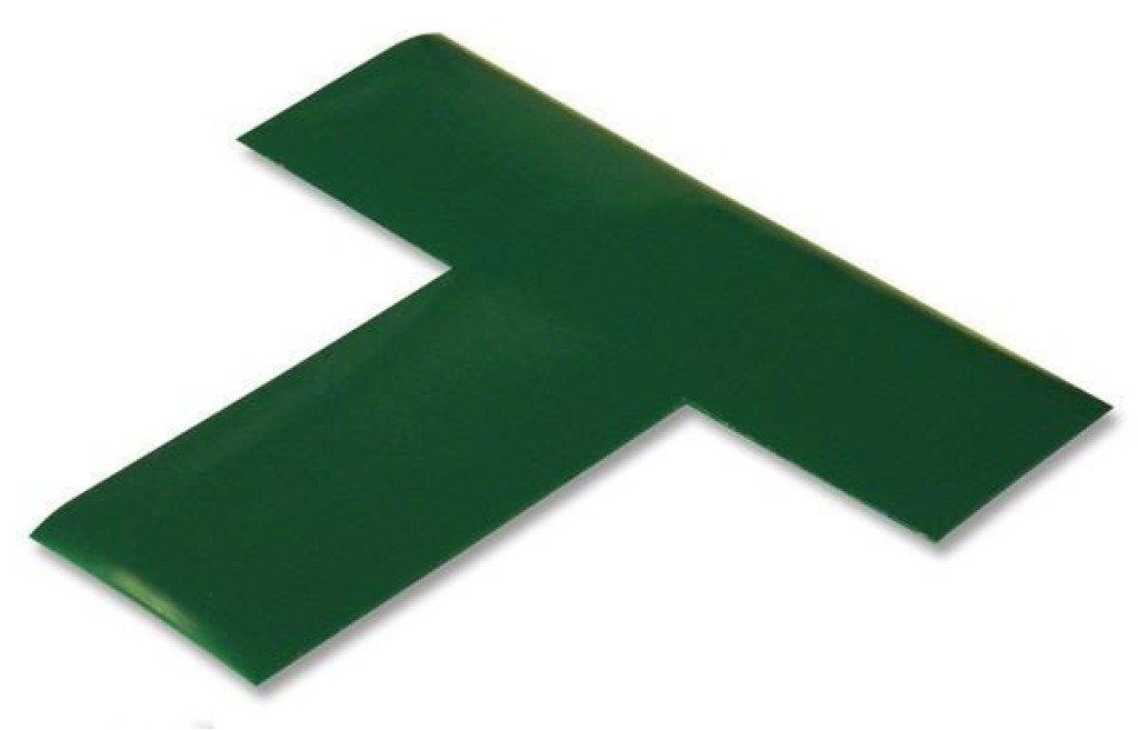 Green PVC floor marking shape 2" — 5S floor layouts, equipment zones, and pedestrian pathways