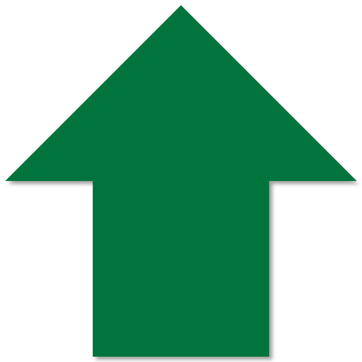 Green PVC floor marking shape 5" — 5S floor layouts, equipment zones, and pedestrian pathways