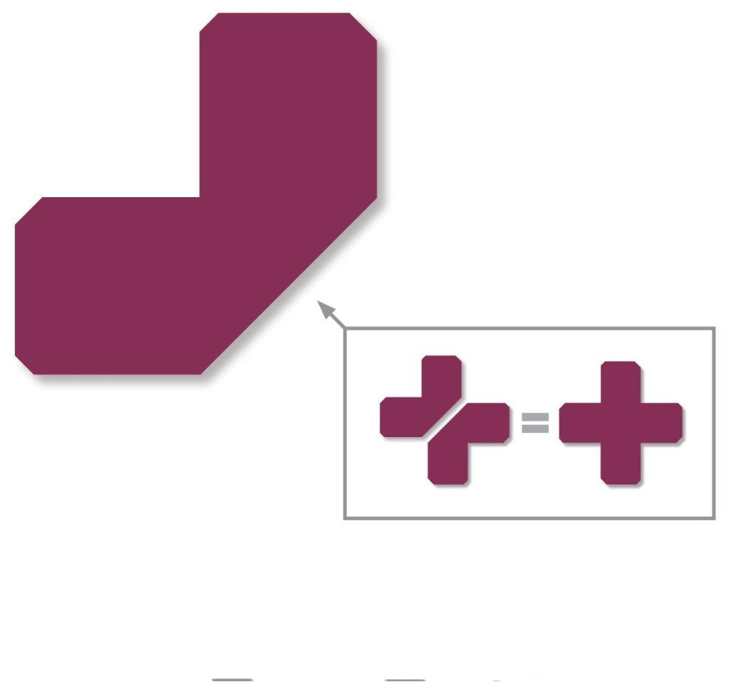 Purple PVC floor marking shape 2" — 5S floor layouts, equipment zones, and pedestrian pathways