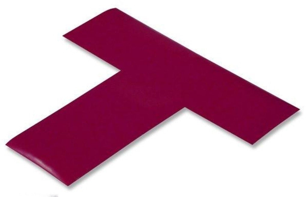 Purple PVC floor marking shape 2" — 5S floor layouts, equipment zones, and pedestrian pathways