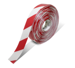 White PVC floor marking tape 2" — warehouse aisle striping, traffic lanes, and 5S safety marking